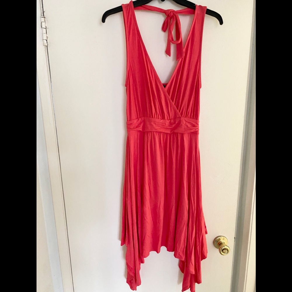 Bebe coral pink dress